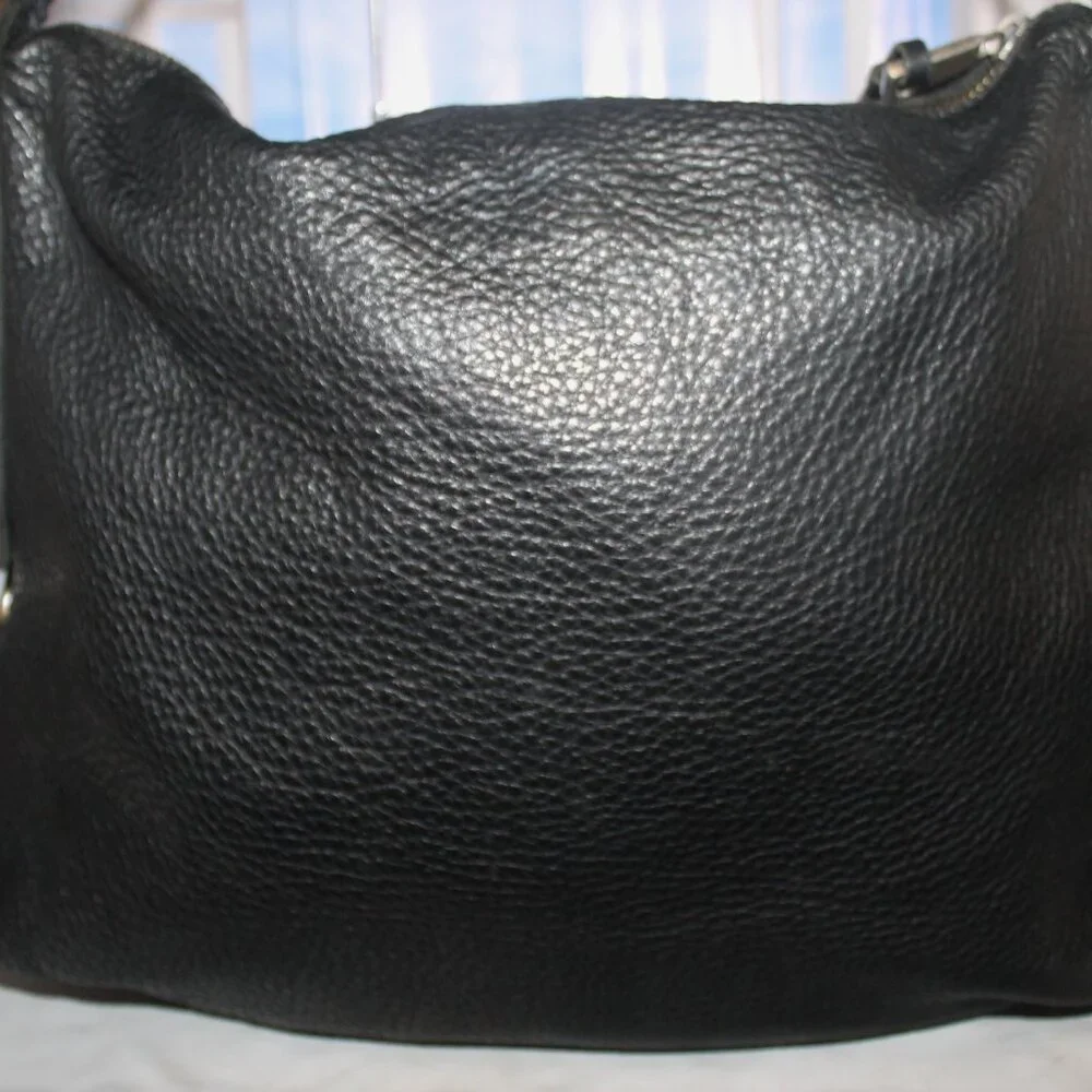 $260 Large Y2K Banana Republic  Leather O Ring Tassel Hobo Shoulder Bag Purse - Picture 5 of 10